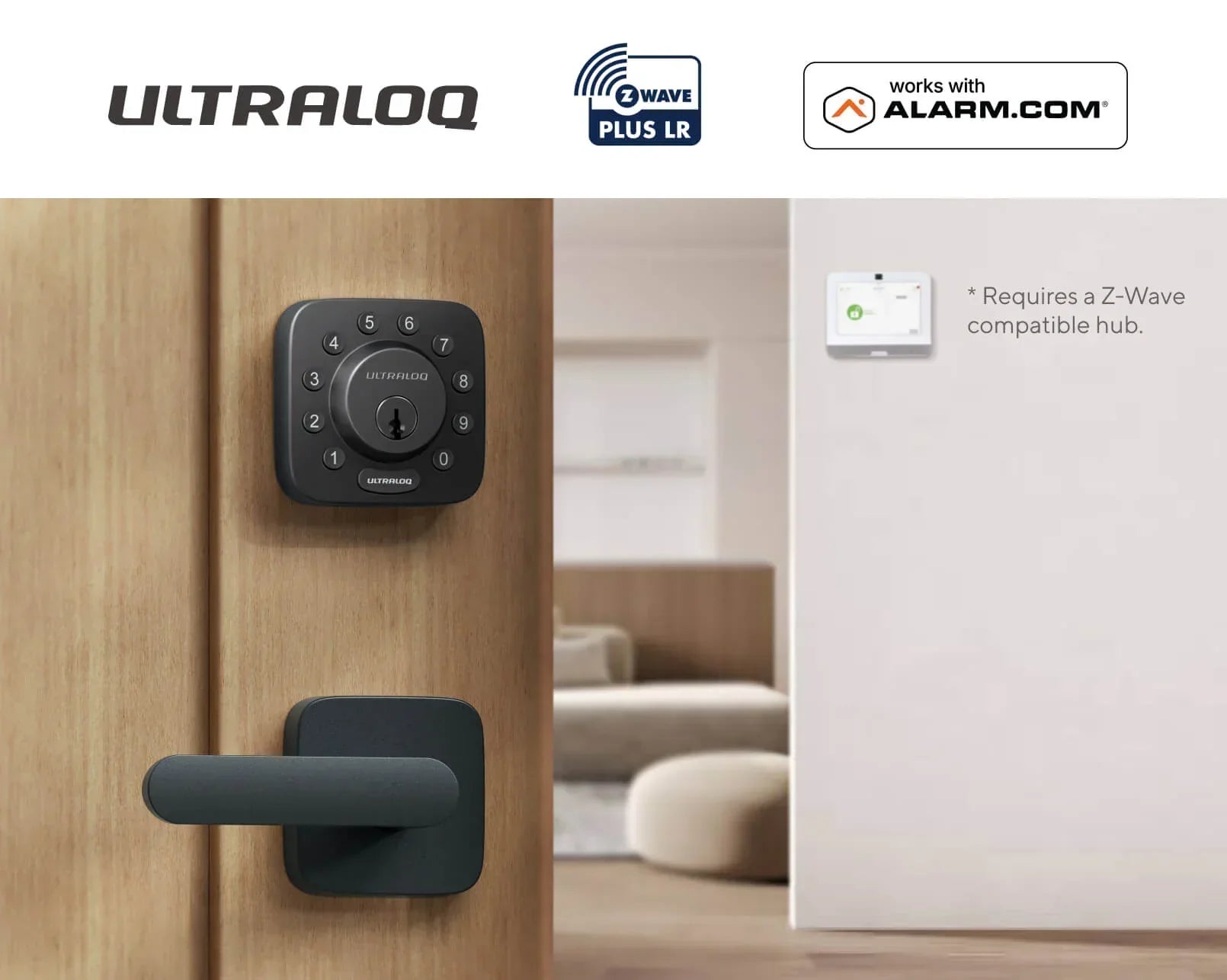 ULTRALOQ Bolt Z-Wave with Long Range Support and Expands Support for Alarm.com and Z-Wave Ecosystems