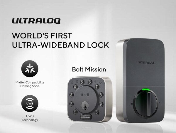 World's first ultra-wideband lock - ULTRALOQ Bolt Mission
